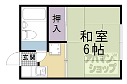 本町ハイツ 1Kの間取図画像