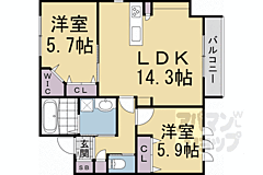 物件の間取り