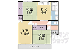 スターハウス 3DKの間取図画像