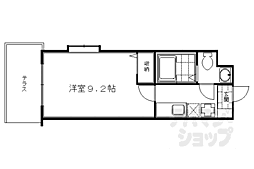 メゾンメロディア 1Kの間取図画像