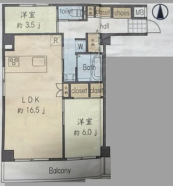 間取りを拡大表示