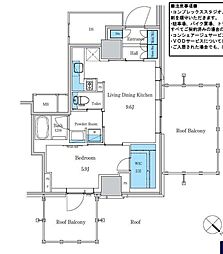 都営三田線 西巣鴨駅 徒歩7分の賃貸マンション 16階1LDKの間取り