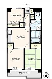 西武池袋線 練馬駅 徒歩8分の賃貸マンション 1階3DKの間取り