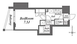 東京メトロ副都心線 要町駅 徒歩2分の賃貸マンション 5階1Kの間取り