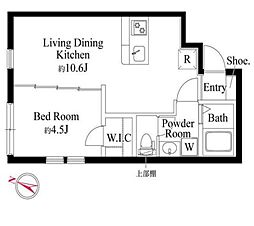 東京メトロ南北線 西ケ原駅 徒歩9分の賃貸マンション 3階1LDKの間取り