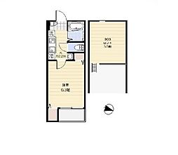 西武有楽町線 小竹向原駅 徒歩6分の賃貸アパート 3階1Kの間取り