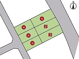 売土地 売土地　加西市北条町古坂　3区画