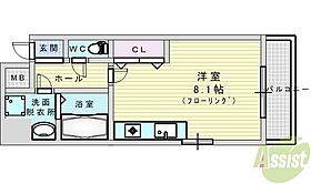 アーデン江坂2  ｜ 大阪府吹田市江の木町（賃貸マンション1R・8階・23.89㎡） その2