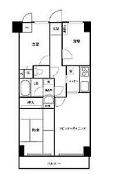 JR青梅線 青梅駅 徒歩9分の賃貸マンション 3階3LDKの間取り