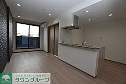 西武拝島線 西武立川駅 徒歩27分の賃貸アパート 2階1LDKのリビング/ダイニング