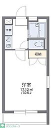 レオパレスＩＺＵＭＩ 2階1Kの間取り