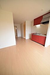 ウエストウイング平和 203 2階ワンルームのリビング/ダイニング