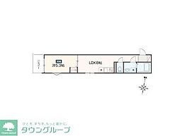 クラブレジデンス東青梅 306 3階1LDKの間取り