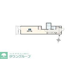 クラブレジデンス東青梅 305 3階1Kの間取り