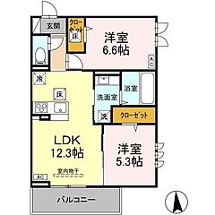 物件の間取り