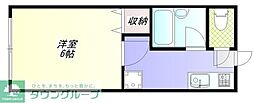 ハイム田原 1Kの間取図画像