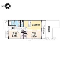 サニーコートほんまち 201 ｜ 奈良県大和高田市南本町（賃貸マンション2LDK・2階・59.08㎡） その2