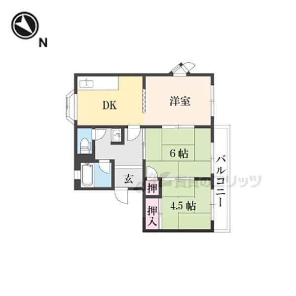 第2ネオコーポ杉田 301｜奈良県吉野郡下市町大字新住(賃貸マンション3DK・3階・55.00㎡)の写真 その1