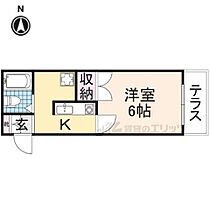 グランパレス西大寺 107 ｜ 奈良県奈良市西大寺赤田町2丁目（賃貸アパート1K・1階・18.00㎡） その2