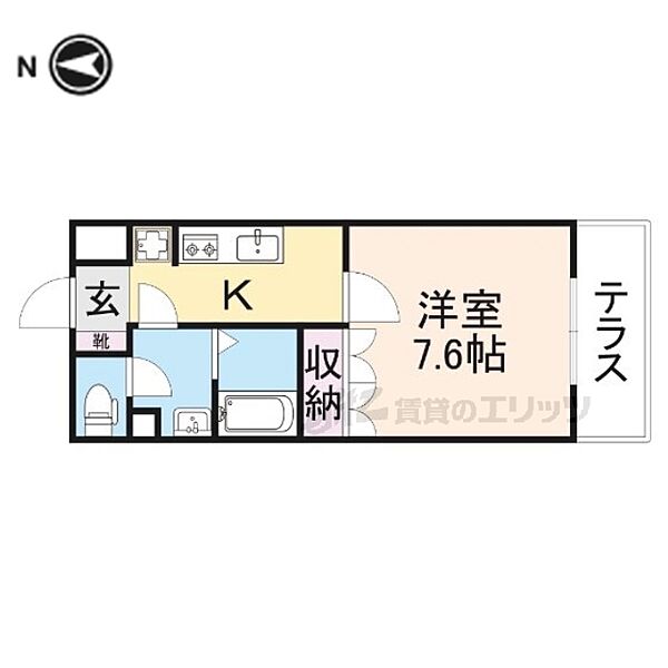 アーバンハイツ真美 106｜奈良県北葛城郡広陵町馬見中5丁目(賃貸アパート1K・1階・26.45㎡)の写真 その2