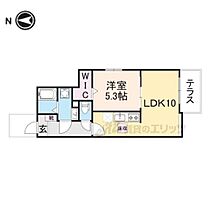 万葉まほら荘 101 ｜ 奈良県奈良市南京終町4丁目（賃貸アパート1LDK・1階・37.97㎡） その2