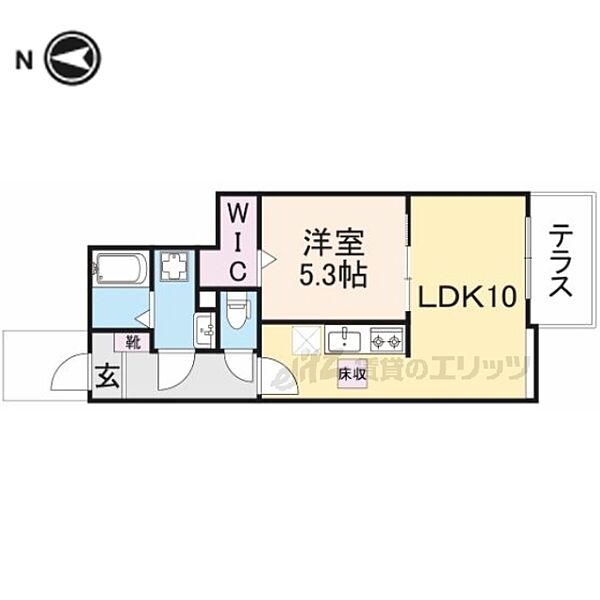 奈良県奈良市南京終町4丁目(賃貸アパート1LDK・1階・37.97㎡)の写真 その2