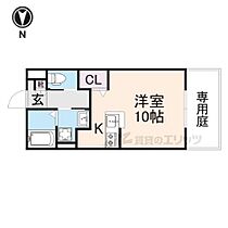 プランギ私部 101 ｜ 大阪府交野市私部2-（賃貸アパート1R・1階・27.08㎡） その2