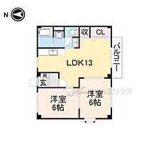 ハイツまほろば 202 ｜ 奈良県橿原市新ノ口町（賃貸アパート2LDK・2階・52.17㎡） その2