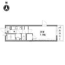 クレイノ蓬莱 203 ｜ 奈良県奈良市宝来4丁目（賃貸アパート1K・2階・25.07㎡） その2