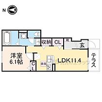 奈良県奈良市中山町（賃貸アパート1LDK・1階・44.22㎡） その2