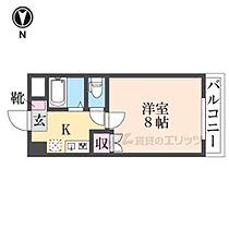 奈良県奈良市芝辻町4丁目（賃貸マンション1K・8階・26.50㎡） その2