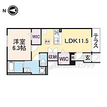 奈良県橿原市東坊城町（賃貸アパート1LDK・1階・46.00㎡） その2