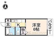 フルール22 201 ｜ 奈良県奈良市大森西町（賃貸アパート1K・2階・20.03㎡） その2