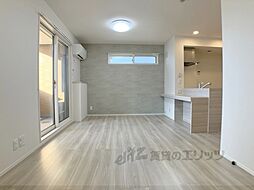 近鉄橿原線 田原本駅 徒歩14分の賃貸アパート 1階2LDKのリビング/ダイニング