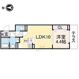 Ｖｅｒｇｅｒ（ヴェルジェ） 3階1LDKの間取り