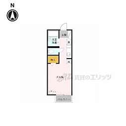 シティパル大宮Ｂ棟 1階1Kの間取り