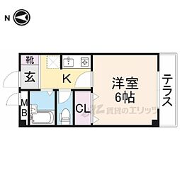 近鉄奈良線 東生駒駅 徒歩8分の賃貸アパート