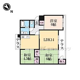 🉐敷金礼金0円！🉐近鉄東生駒ガーデンハイツＦ棟