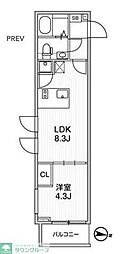 BeverlyHomes石神井台 1LDKの間取図画像