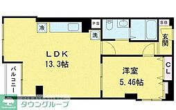 Clasico 1LDKの間取図画像
