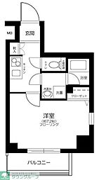 アプレシティ豊島園 1Kの間取図画像