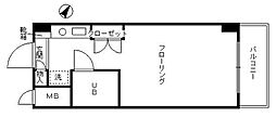 フェニックス国分寺 ワンルームの間取図画像