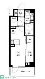 アーバンパーク高井戸 3階1DKの間取り