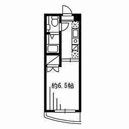 Ｆ．Ｓ．Ｃ．新宿マンション 2階1Kの間取り