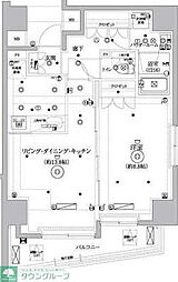 セジョリ桜台駅前 10階1Kの間取り