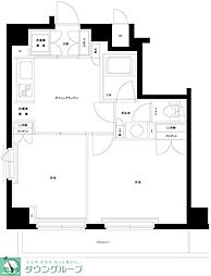 ルーブル都立家政伍番館 4階2DKの間取り