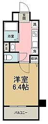 レヴィーガ練馬春日町駅前 4階1Kの間取り