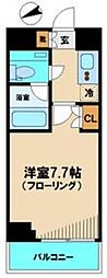 コンフォリア東中野ＤＥＵＸ 5階1Kの間取り