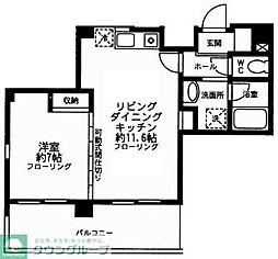 ウィステリアステージ1 1LDKの間取図画像
