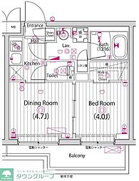 ガーラ練馬グランドステージ 1DKの間取図画像